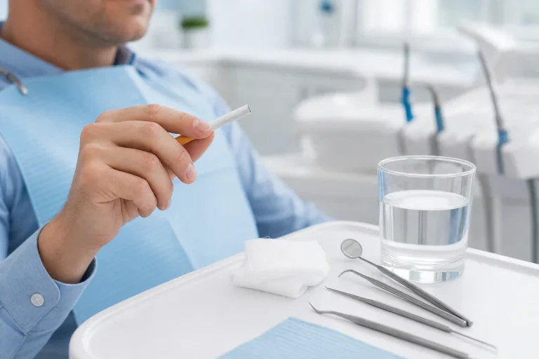 J&rsquo;ai fumer après extraction dentaire : 5 réflexes