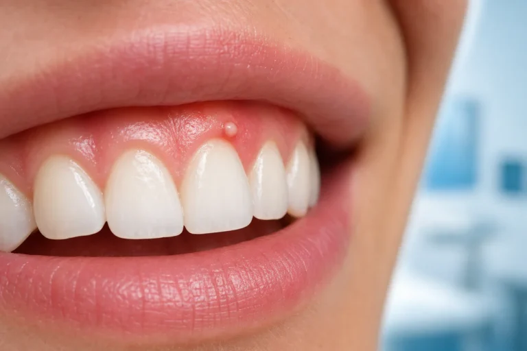 Petit bouton blanc gencive douloureux : quand consulter ?